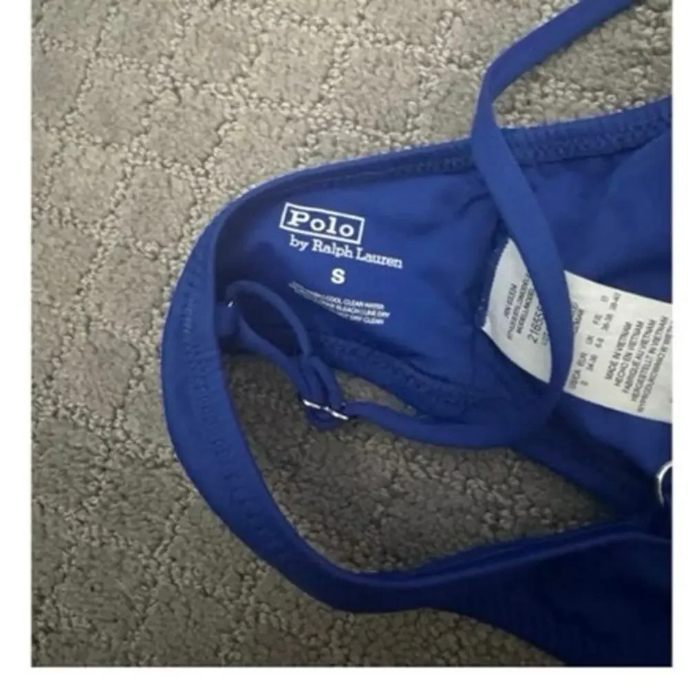 NWOT Polo Ralph Lauren Kennedy Modern High Leg Bikini in Ultramarine SZ S